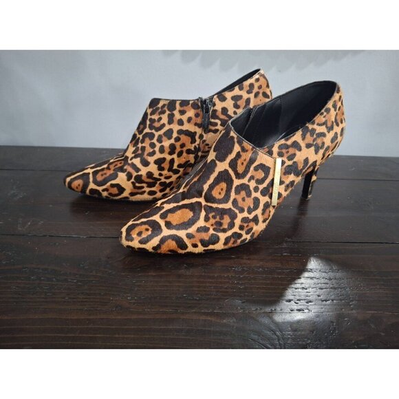 EUC Calvin Klein Jeanna Calf Hair Leopard Print Pumps/Size 8.5 - Picture 3 of 11